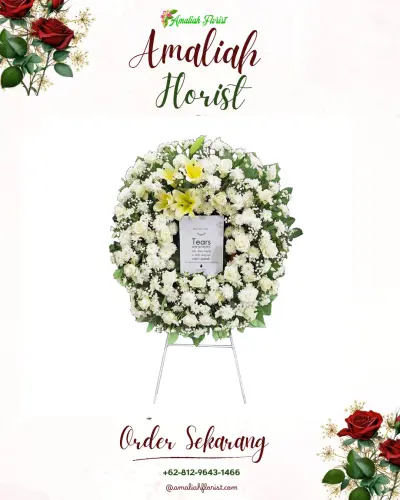 Krans Bunga Duka Cita di Santika Premiere Dyandra Hotel & Convention Medan